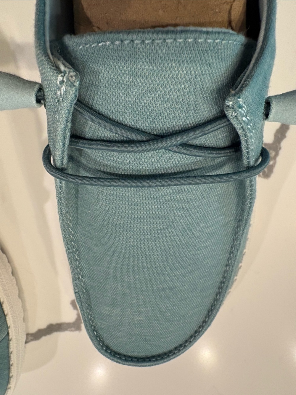 NWOB Hey Dudes Wendy Stretch Fleece Sea Blue, 7 - Picture 8 of 10